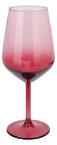 Pahar de vin Passion din sticla rosie 22 cm