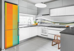 Foto Autocolant pentru piele al frigiderului pătrate colorate