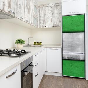 Autocolant pe frigider perete verde