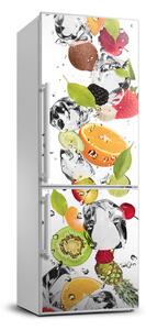 Autocolant pe frigider Fructele si apa