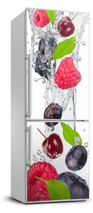 Autocolant pe frigider fructe de padure