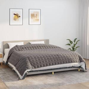 Pătură cu greutăți, gri, 200x260 cm, 11 kg, material textil
