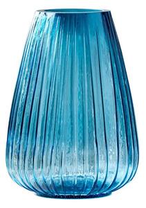 Vază din sticlă Bitz Kusintha, înălțime 22 cm, albastru