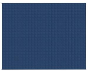 Pătură cu greutăți, albastru, 235x290 cm, 11 kg, textil