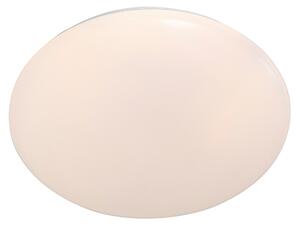 Plafoniera albă 33 cm inclusiv LED și dimmer cu telecomandă - Iene