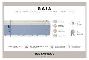 Saltea reversibilă cu fermitate dură Ted Lapidus Maison Gaia, 90 x 200 cm