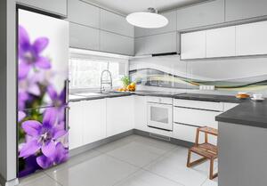 Foto Autocolant pentru piele al frigiderului clopote violet