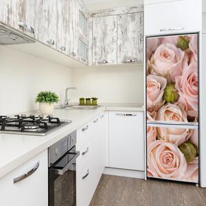 Autocolant frigider acasă Buchet de trandafiri