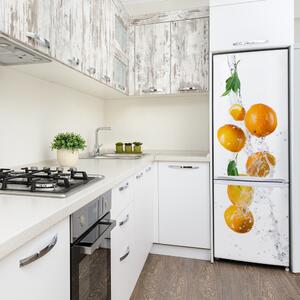 FotoFoto Autocolant pentru piele al frigiderului portocale