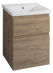 Aqualine Aqualine, dulap pentru lavoar ALTAIR 52x72,5x45cm, stejar emporio, AI355
