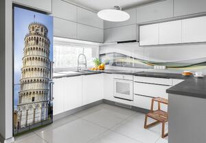 Autocolant pe frigider Turnul din Pisa