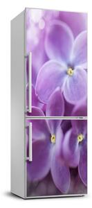 Autocolant pe frigider flori de liliac