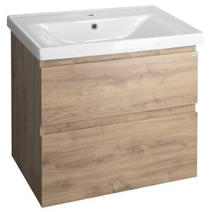 Aqualine Aqualine, dulap pentru lavoar ALTAIR 67x60x45cm, stejar emporio, AI370