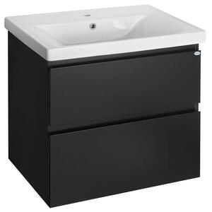 Aqualine Aqualine, dulap pentru lavoar ALTAIR 67x60x45cm, negru mat, AI670