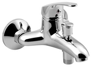 Aqualine, AQUALINE 35 Baterie pentru cada montată pe perete, pas 100 mm, crom, 52158