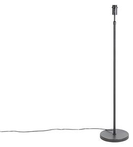 Lampă de podea cu abajur negru cu design de păun roșu 40 cm - Parte
