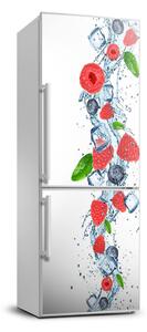Autocolant frigider acasă fructe de pădure și gheață