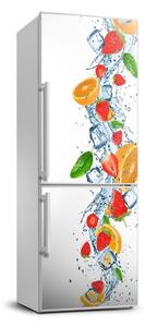 Autocolant pe frigider Fructe și gheață