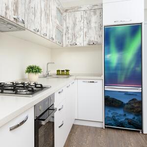 Autocolant frigider acasă Aurora boreala