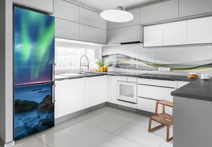 Autocolant frigider acasă Aurora boreala