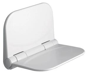 Aqualine Aqualine, DINO Scaun de baie 37,5x29,5cm, pliabil, alb, DI82