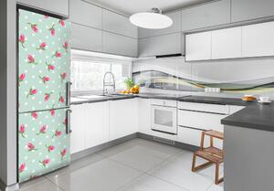 Autocolant frigider acasă Trandafiri de acasă