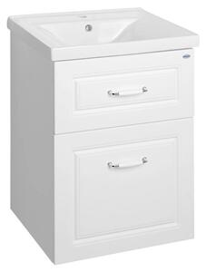 Aqualine Aqualine, dulap pentru lavoar FAVOLO 52x72,5x44cm, mat alb, FV255