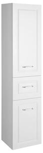 Aqualine Aqualine, dulap înalt FAVOLO cu coș 40x184x31 cm, mat alb, FV180