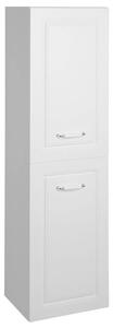 Aqualine Aqualine, dulap înalt FAVOLO cu coș 40x150x31 cm, mat alb, FV160