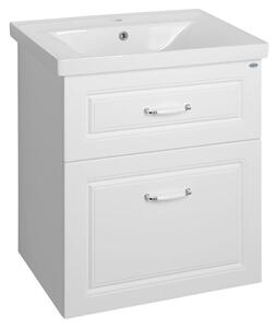 Aqualine Aqualine, dulap pentru lavoar FAVOLO 61,5x72,5x44 cm, mat alb, FV265