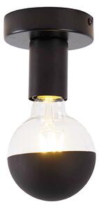 Plafoniera de design neagră cu reflector G95 negru - Facile