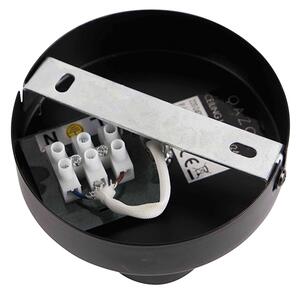 Plafoniera de design neagră cu reflector G95 negru - Facile