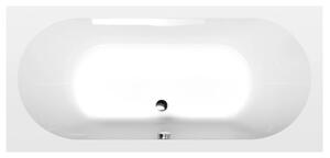Aqualine Aqualine, cada dreptunghiulara JIZERA 170x80x39cm, alba, G1780