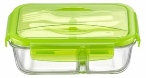 Caserola sticla cu capac plastic 975ml, Simply