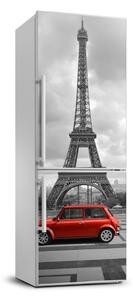 Autocolant pe frigider Turnul Eiffel auto