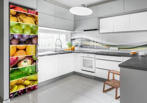 Autocolant frigider acasă fructe colorate