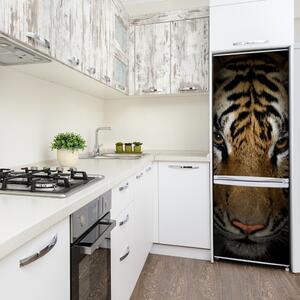 Autocolant pe frigider Tigru
