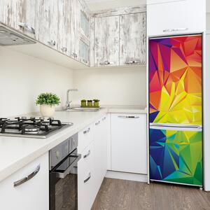 Autocolant frigider acasă abstract
