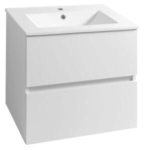 Aqualine Aqualine, dulap pentru chiuveta PANEDA 59,5x55x45,2cm, alb, PN260