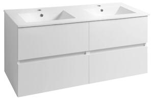 Aqualine Aqualine, dulap pentru chiuveta PANEDA 119x55x45,2cm, alb, PN212