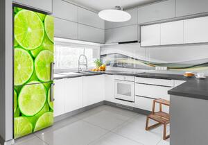 Autocolant pe frigider lămâi verzi