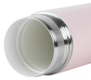 Cana termica 400ml, invelis ceramic, roz, Calido
