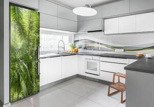 Autocolant pe frigider pădurea tropicală