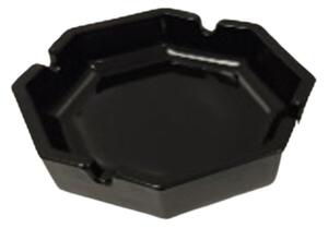 Scrumiera mare 11cm, sticla neagra, Kosem
