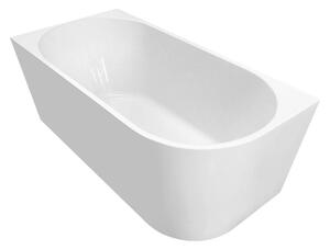 Aqualine Aqualine, cada TIBERA L pe coltar 140x70cm, alb, E1066
