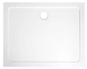 Aqualine Aqualine, cadă de duș din marmură turnată TECMI 100x70x3 cm, PQ10070