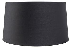 Abajur din bumbac negru cu interior auriu 40/35/22