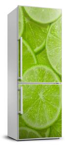 Foto Autocolant pentru piele al frigiderului lămâi verzi