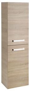 Aqualine Aqualine, VEGA Dulap înalt cu coș 40x150x31cm, stejar platină, VG960