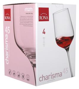 Set 4 pahare vin 450ml, RONA Charisma